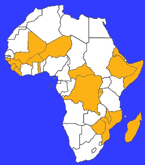 List Of 20 Poorest Countries In Africa