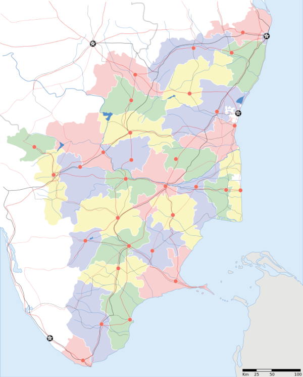 Tamilnadu Map