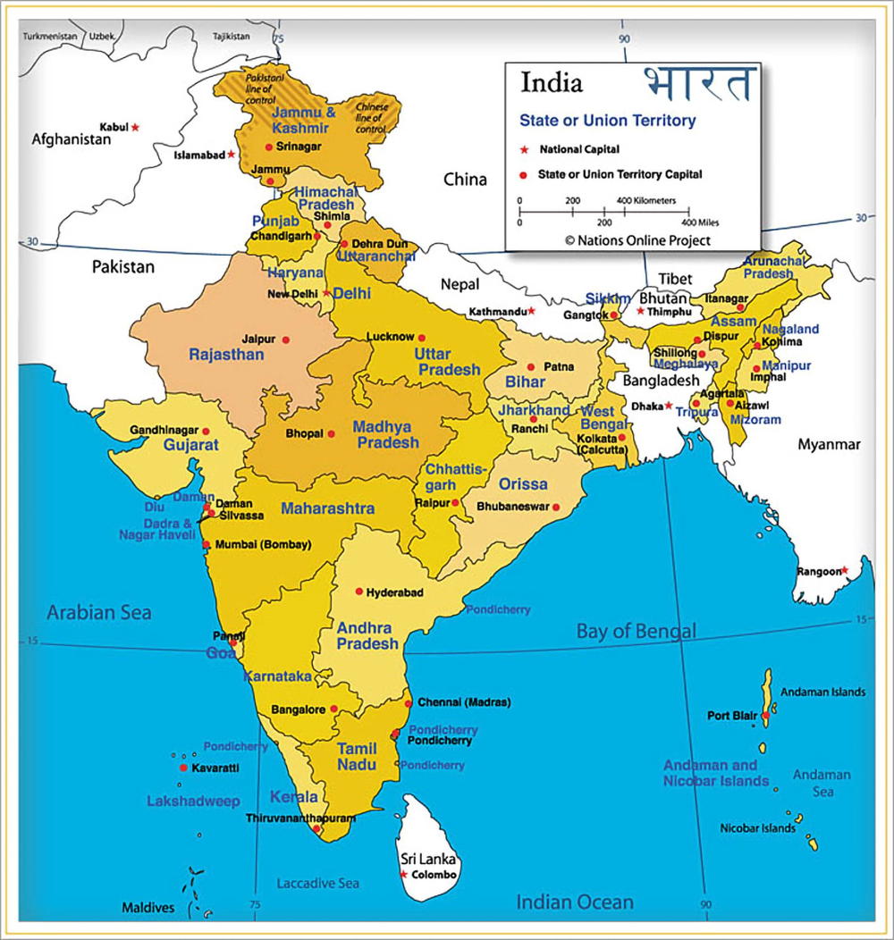 List Of States In India By Largest To Smallest